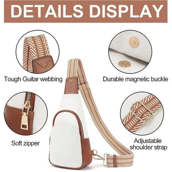 Crossbody/Guitar Strap Clear Bag